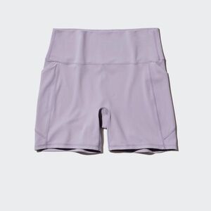 Uniqlo Gym/Bike Shorts Lavender with pockets